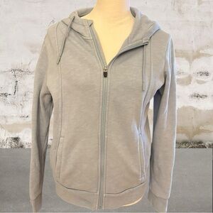 Figs Women's On Shift Hoodie Full Zip Cotton Poly Blend Light Blue Size XS